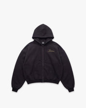 Hoodie zip Studs Club paris Black