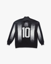 Knit Sweater Jacquard Soccer Club Art Black