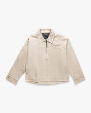 Jacket Quilted Script Beige
