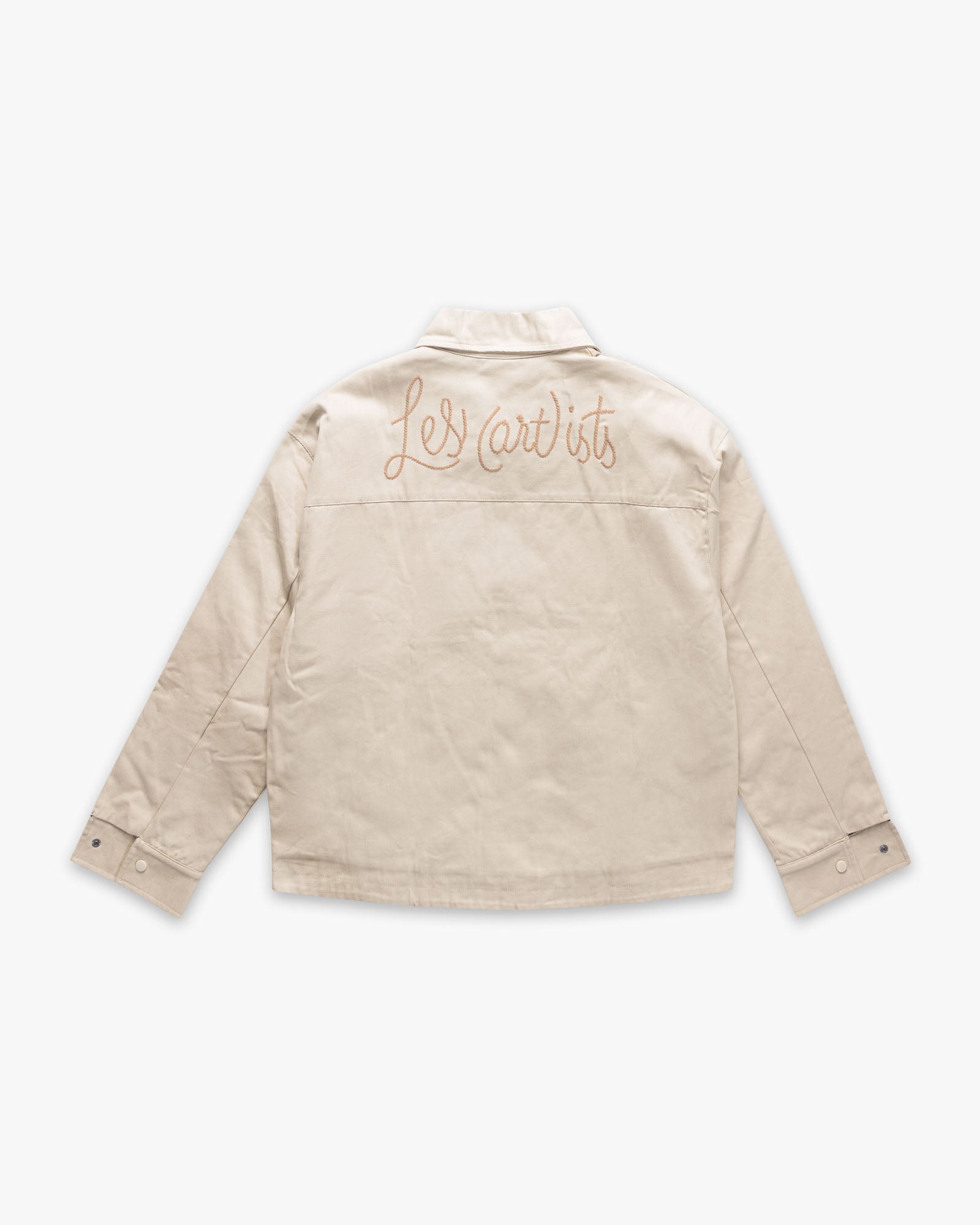 Jacket Quilted Script Beige