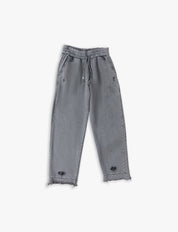 Sweatpant Art Acid Wash Black