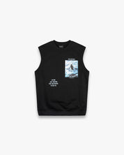 Sleeveless Tee World Be Gone Black
