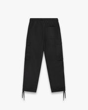 Pantaloni Cargo Logo Essential Nero