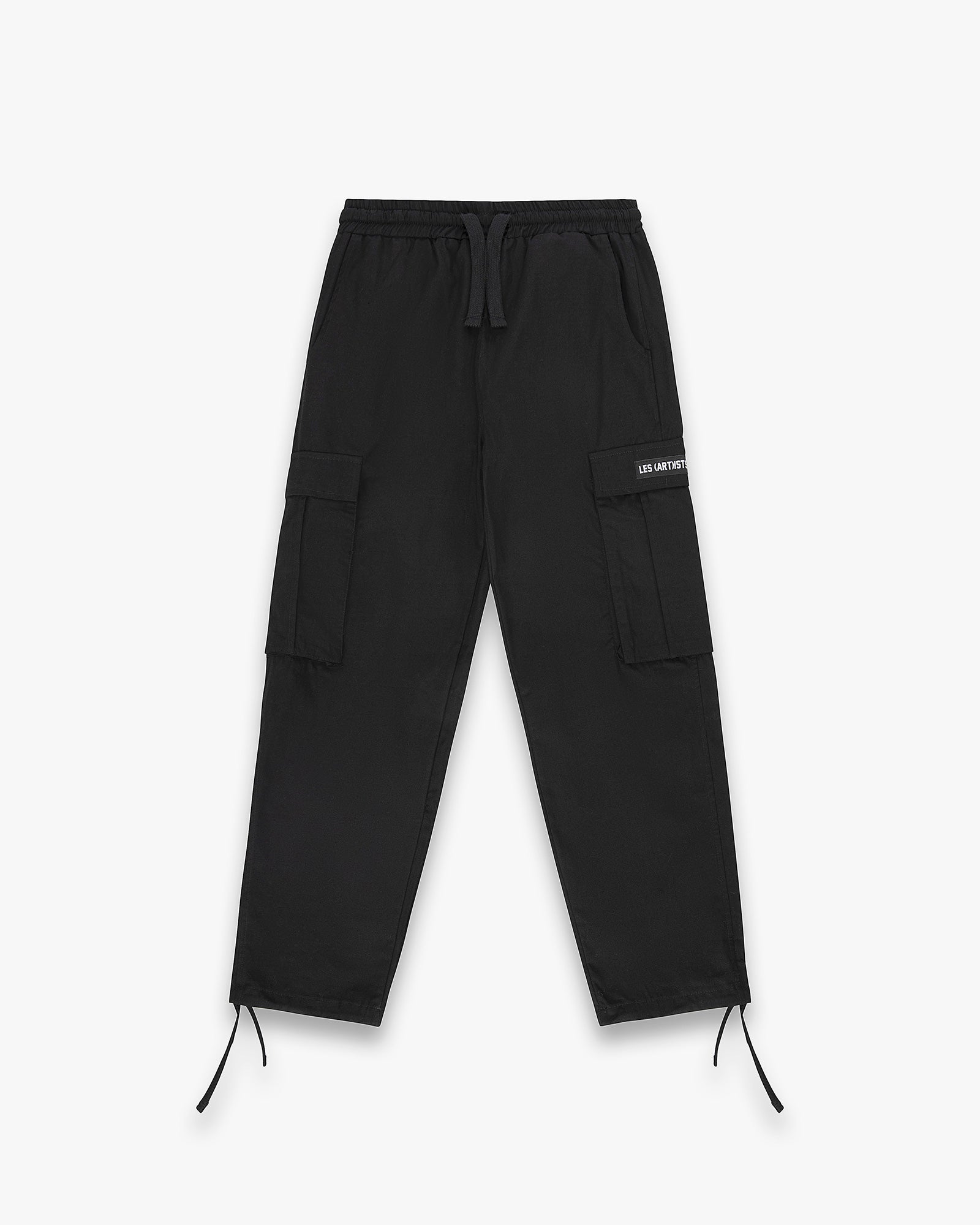 Pantaloni Cargo Logo Essential Nero