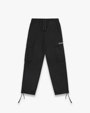 Pantaloni Cargo Logo Essential Nero