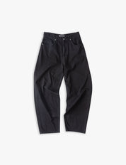 Denim Pants Baggy Monogram Black