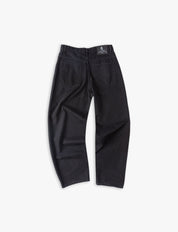 Denim Pants Baggy Monogram Black
