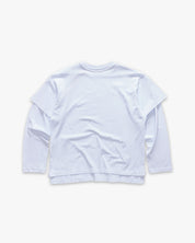 Double Longsleeve T-shirt Label White