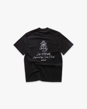 T-shirt Monogram Embroidery Black