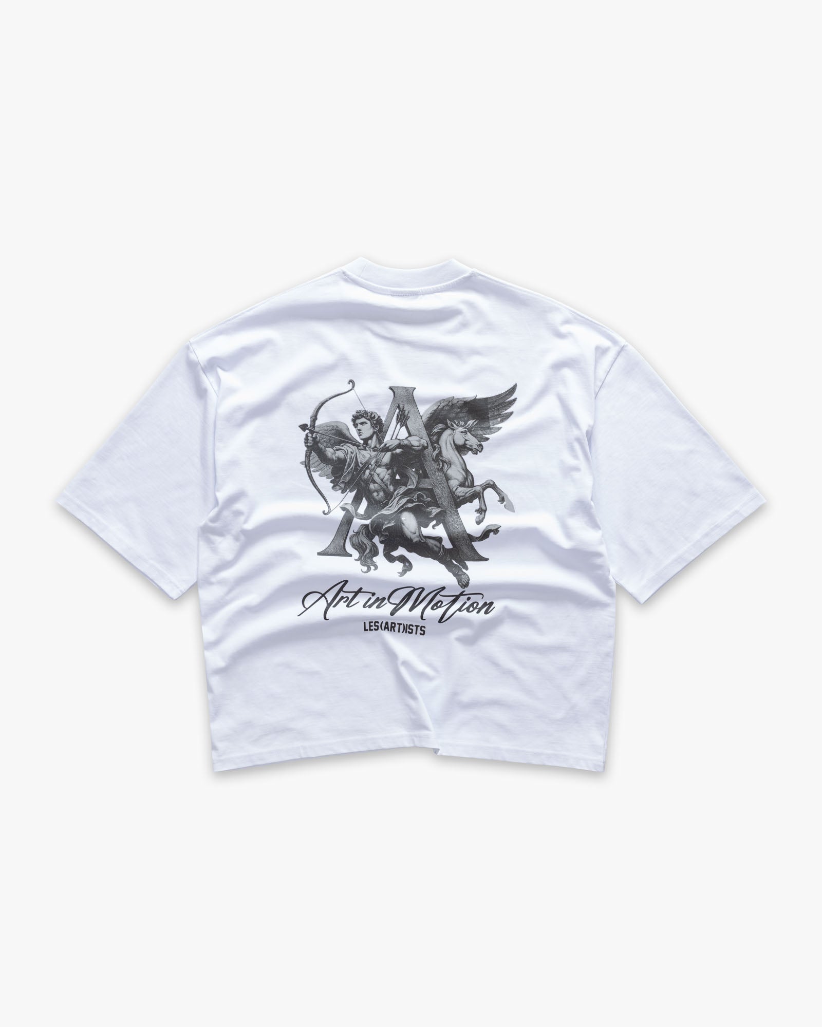 T-shirt Box Fit Art in Motion White