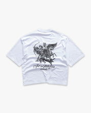 T-shirt Box Fit Art in Motion White