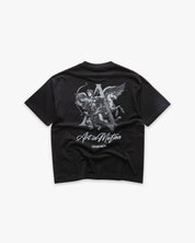 T-shirt Box Fit Art in Motion Black