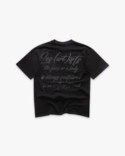 T-shirt Box Fit LES (ART)ISTS Script Black