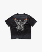 T-shirt Box Fit Angels Black