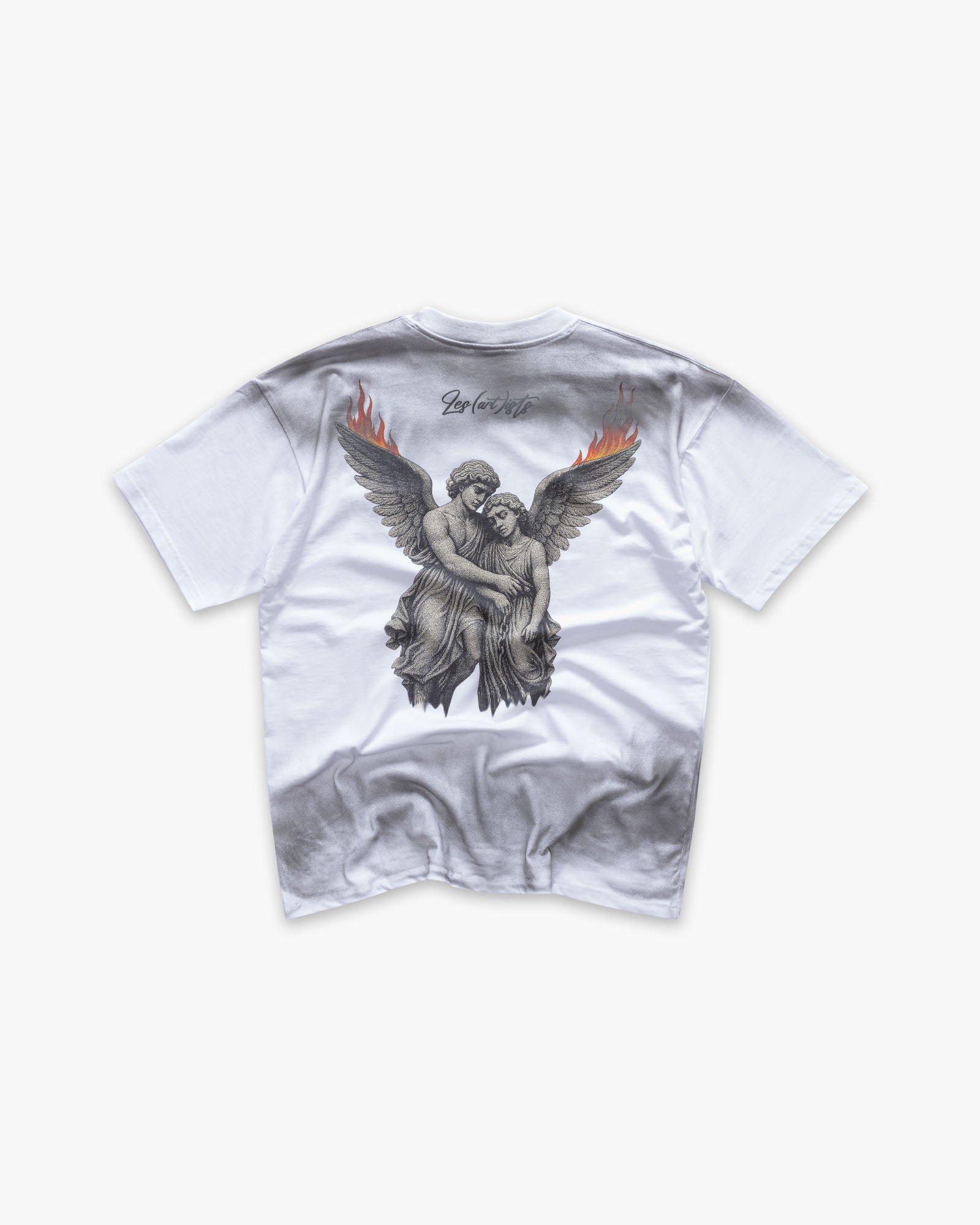 T-shirt Box Fit Angels White