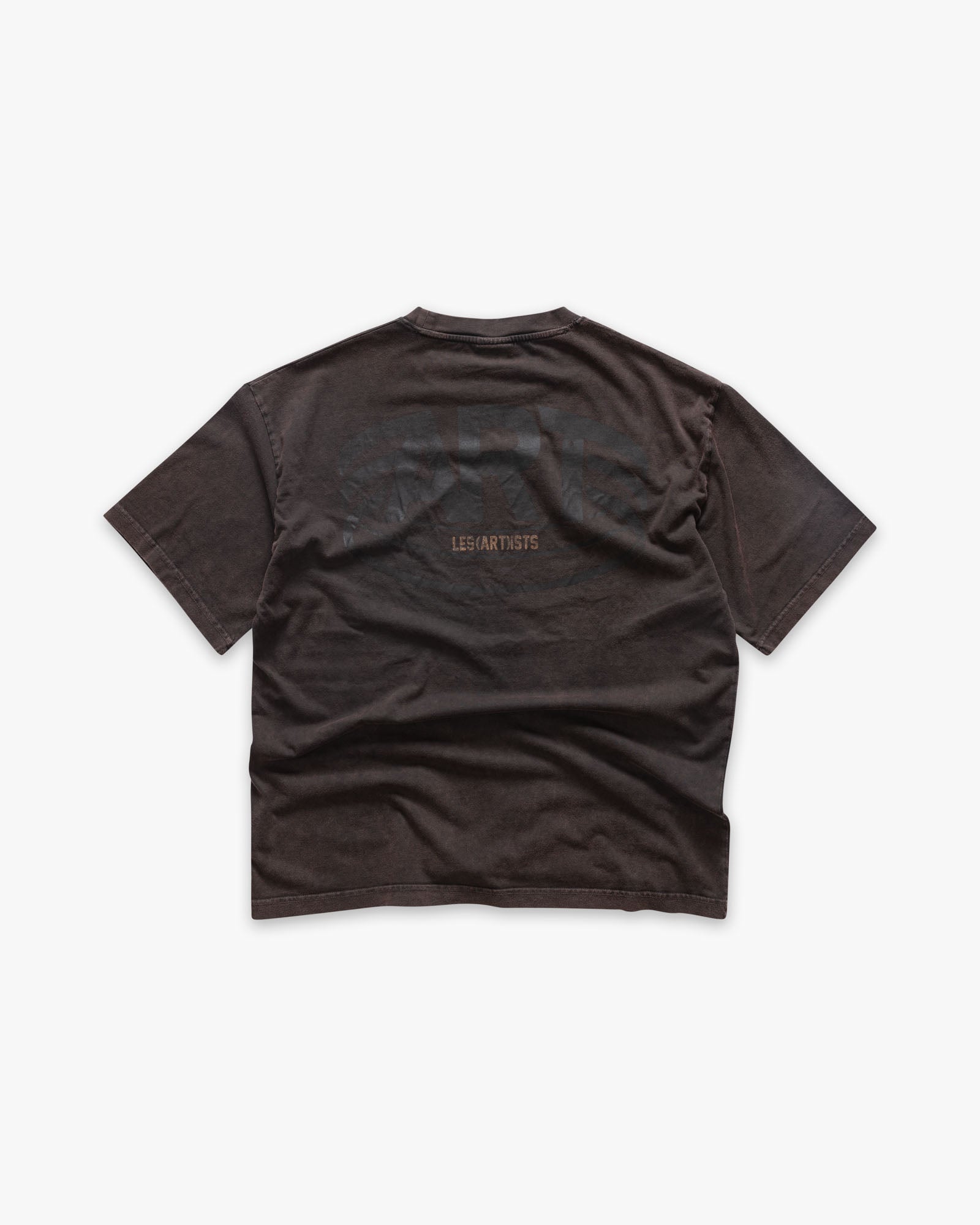 T-shirt Art Wold Box Fit Coffee