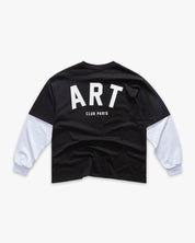 Double Longsleeve T-shirt Art Club Black