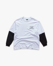 Double Longsleeve T-shirt Art Club White