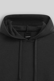 Hoodie Knitwear Label Black