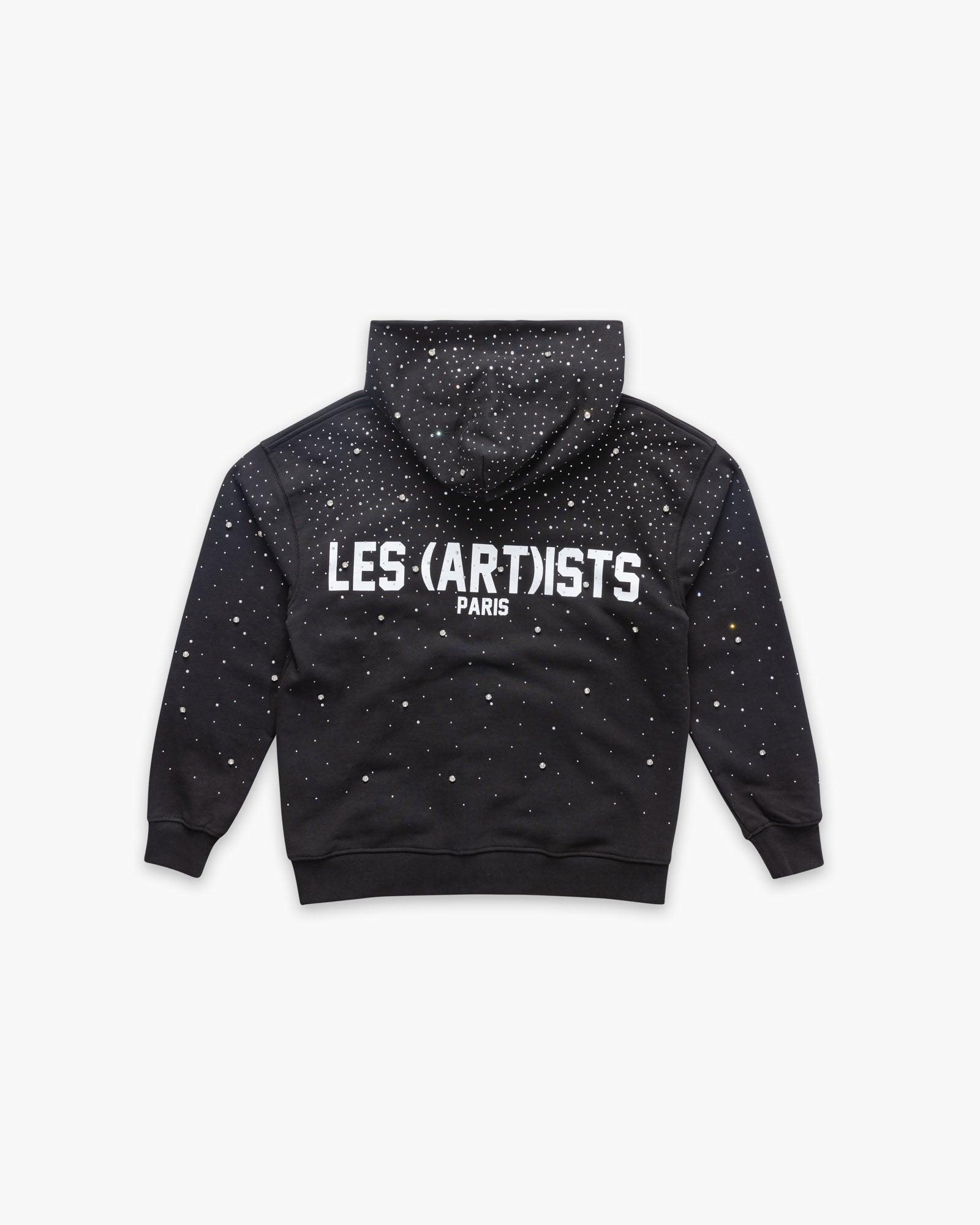 Diamond Zip Hoodie Essential Black