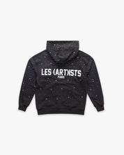 Diamond Zip Hoodie Essential Black
