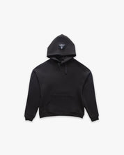 Hoodie Monogram Embroidery Black