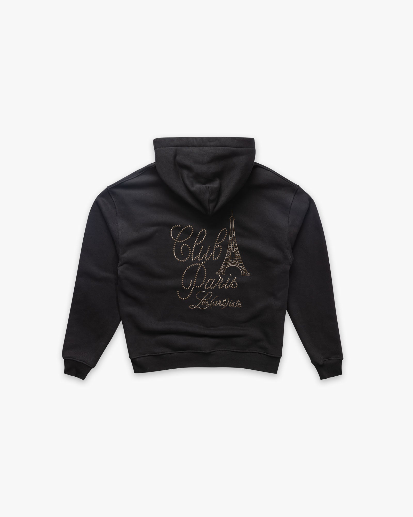 Hoodie zip Studs Club paris Black