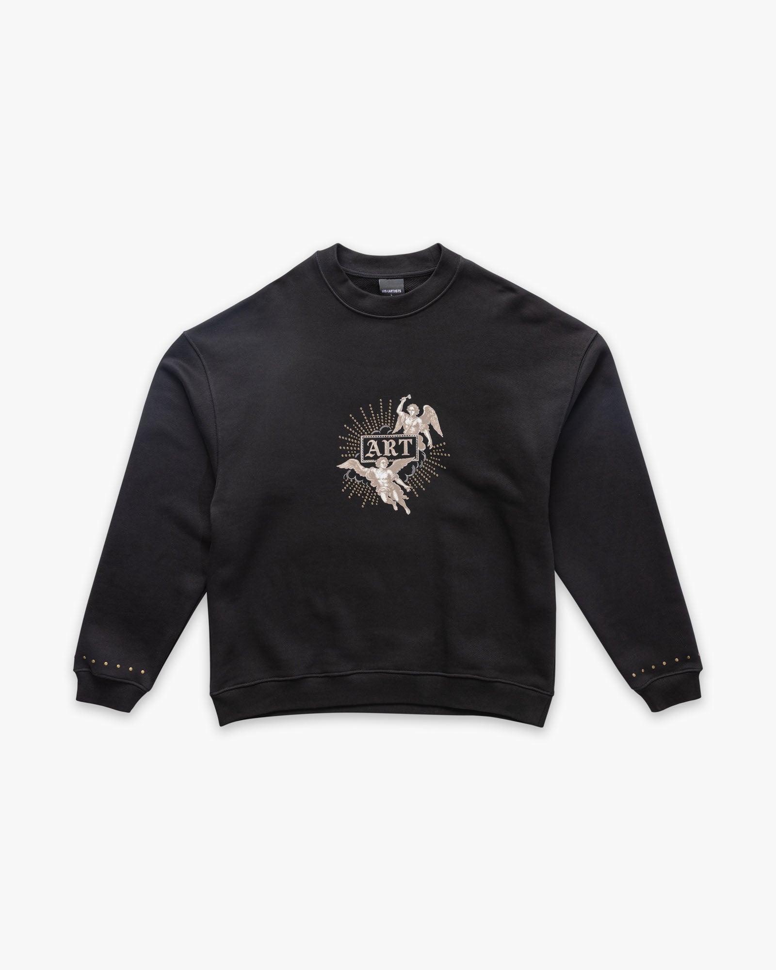 Crewneck Art Studs Black