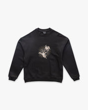Crewneck Art Studs Black