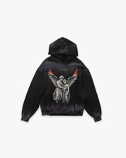 Hoodie Box Fit Angels Black