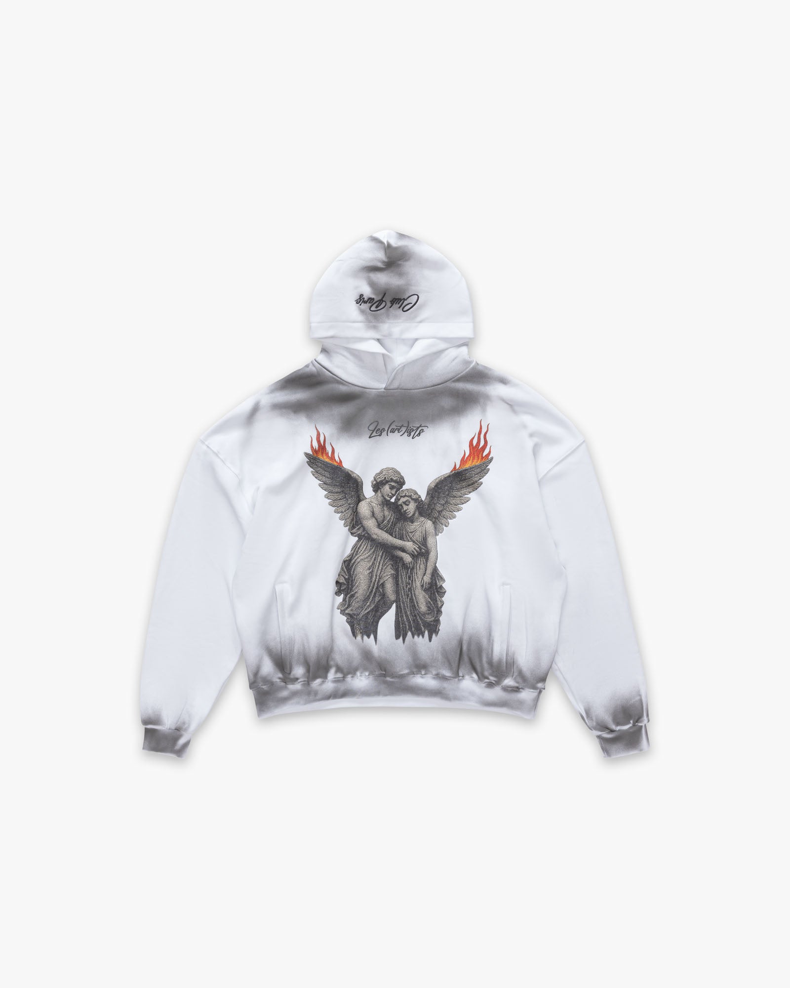 Hoodie Box Fit Angels White