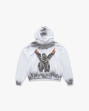 Hoodie Box Fit Angels White