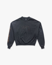 Crewneck Box Fit Art World Black