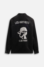 Long Sleeve Shirt Corduroy Club Paris Grey