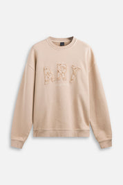 Crewneck Logo ART Sand Stone Washed