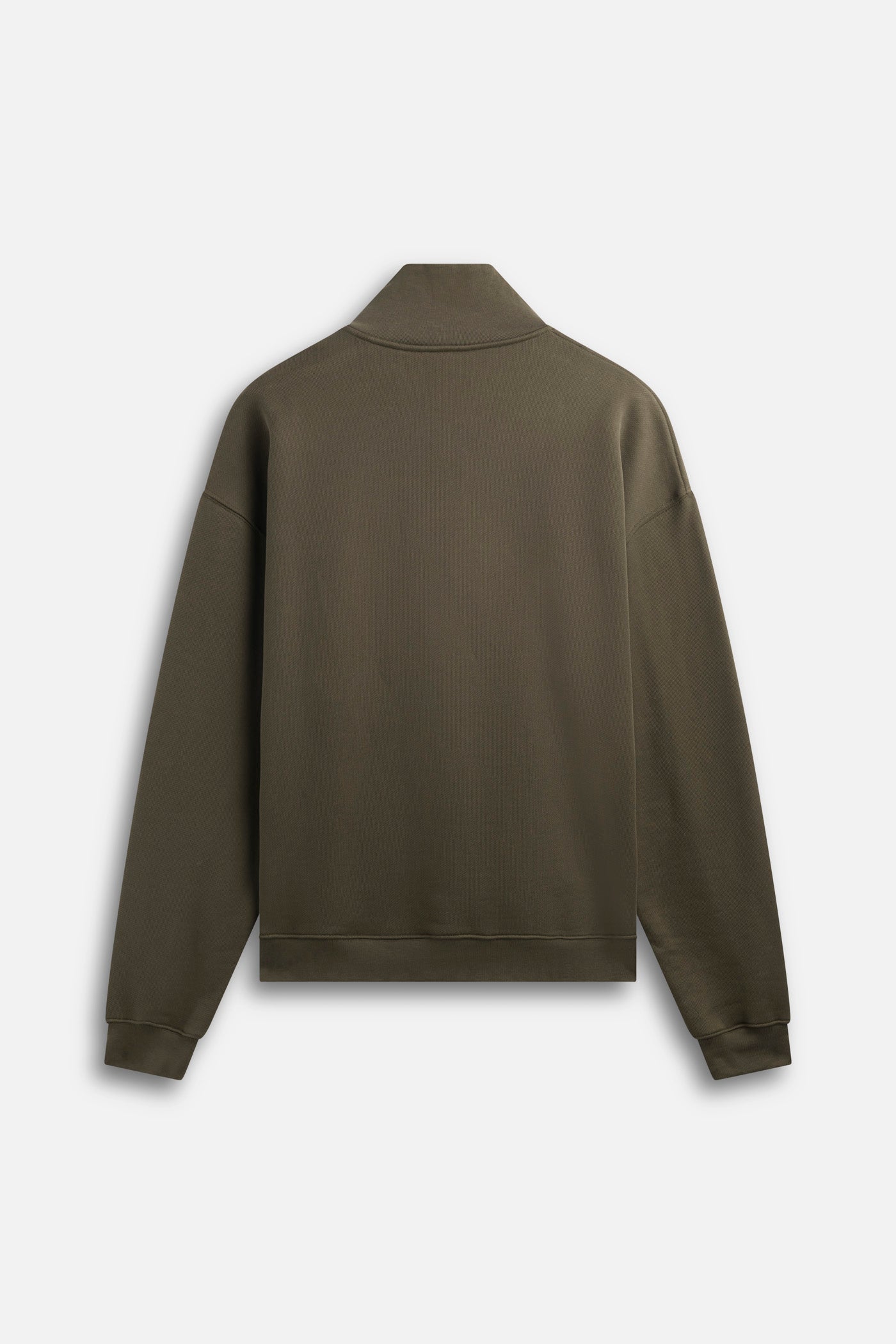 Sweat-shirt Half Zip Label Military