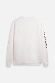 Sweatshirt Raglan Logo Essential White