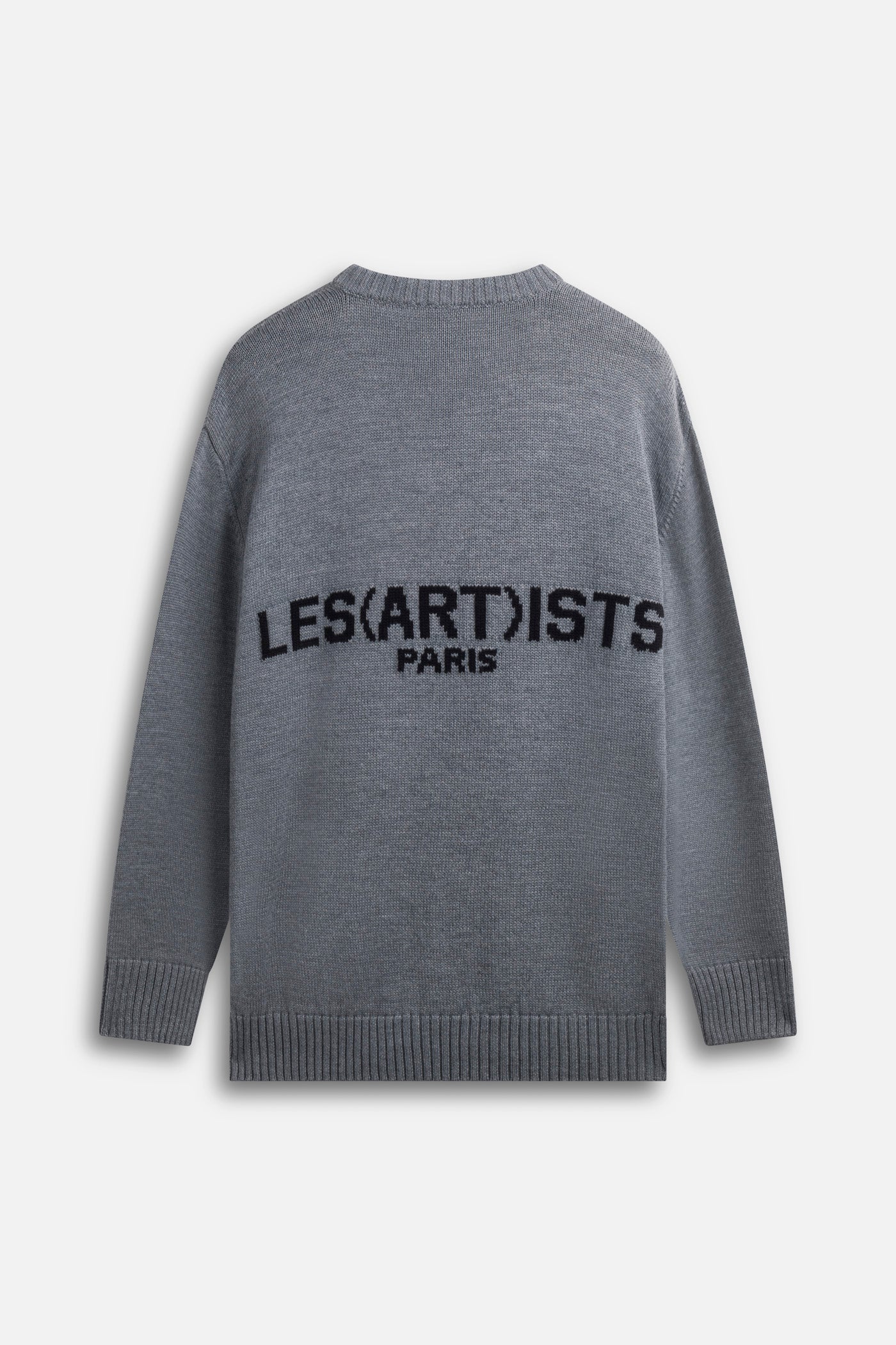 Jacquard sweater logo Essential Grey