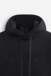 Hoodie Essential Crystal Strass Black