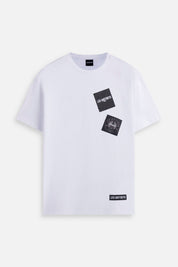 T-shirt Embroidery Label Essential White