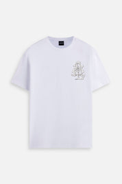 T-shirt Monogram White