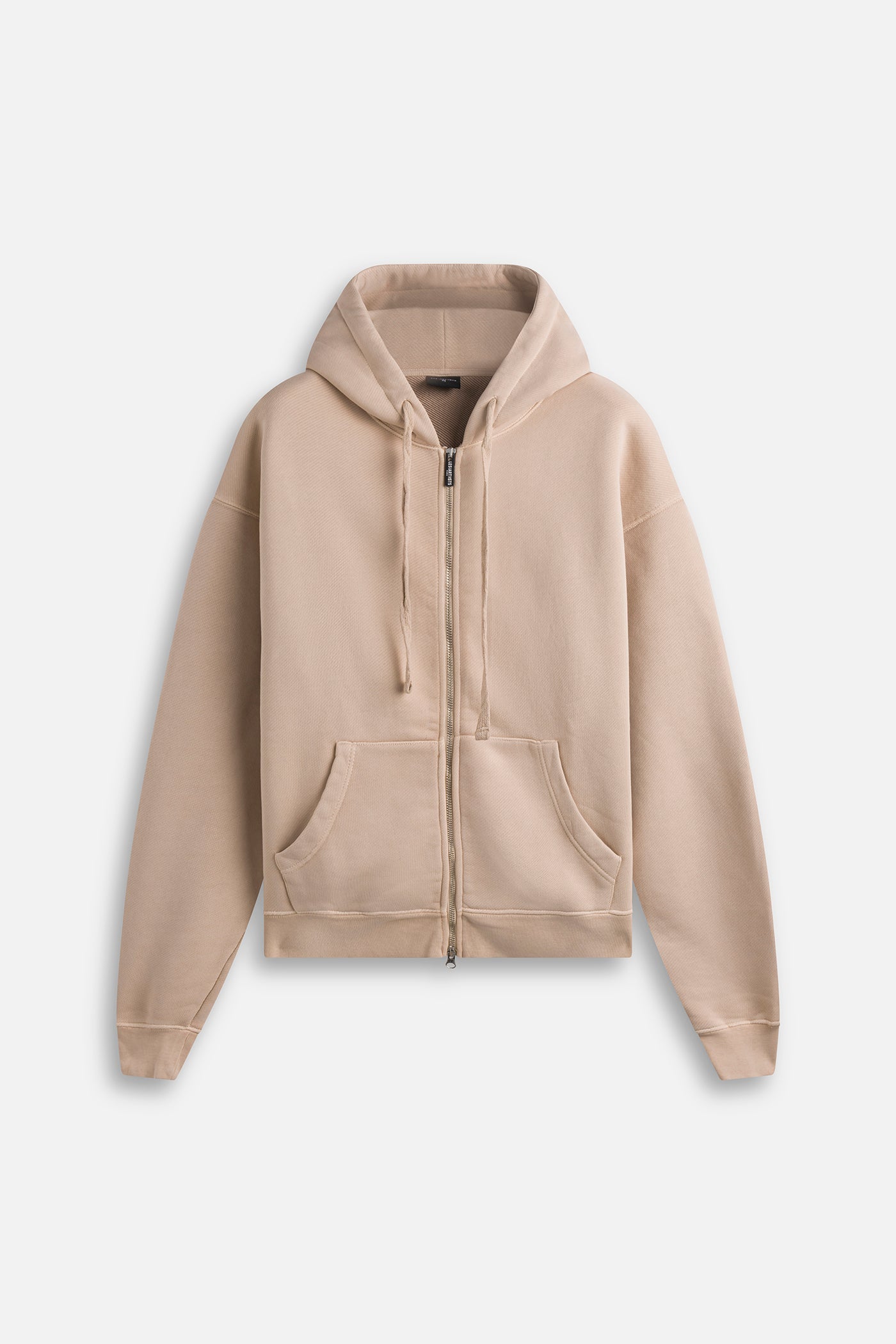 Hoodie Logo Zip ART Sand Stone Wash