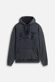Hoodie Logo ART Washed Black