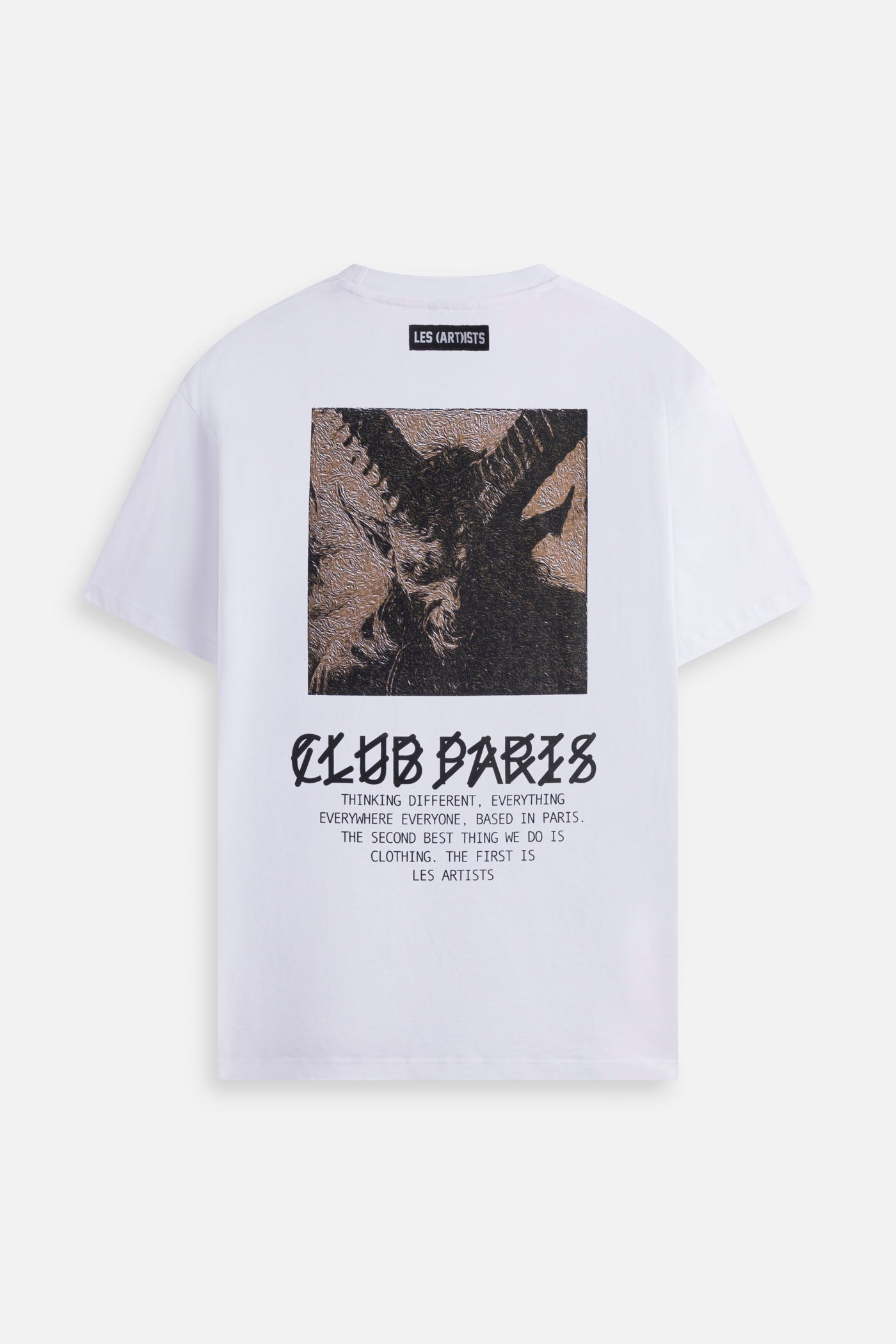 T-shirt Dark Side Club Paris White