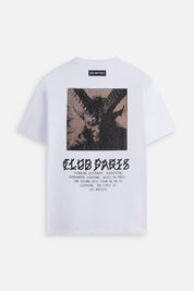 T-shirt Dark Side Club Paris White