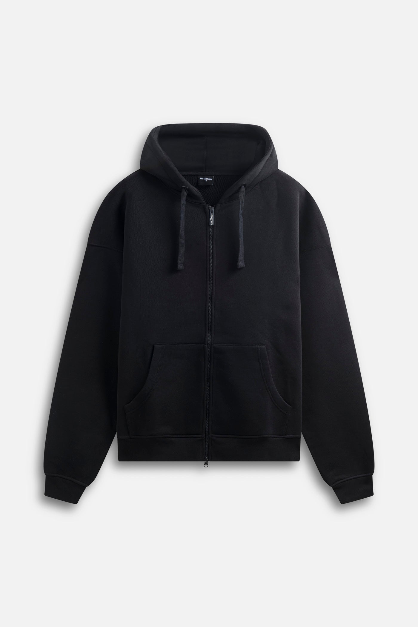 Hoodie logo zip essential Black