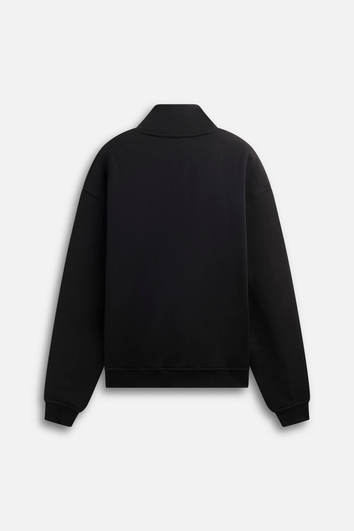 Sweat-shirt Half Zip Label Black