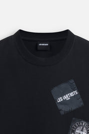 T-shirt Embroidery Label Essential Black