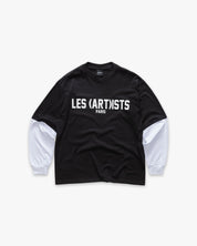 Double Longsleeve T-shirt Essential Black