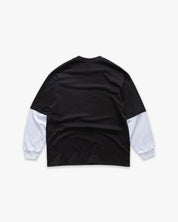 Double Longsleeve T-shirt Essential Black